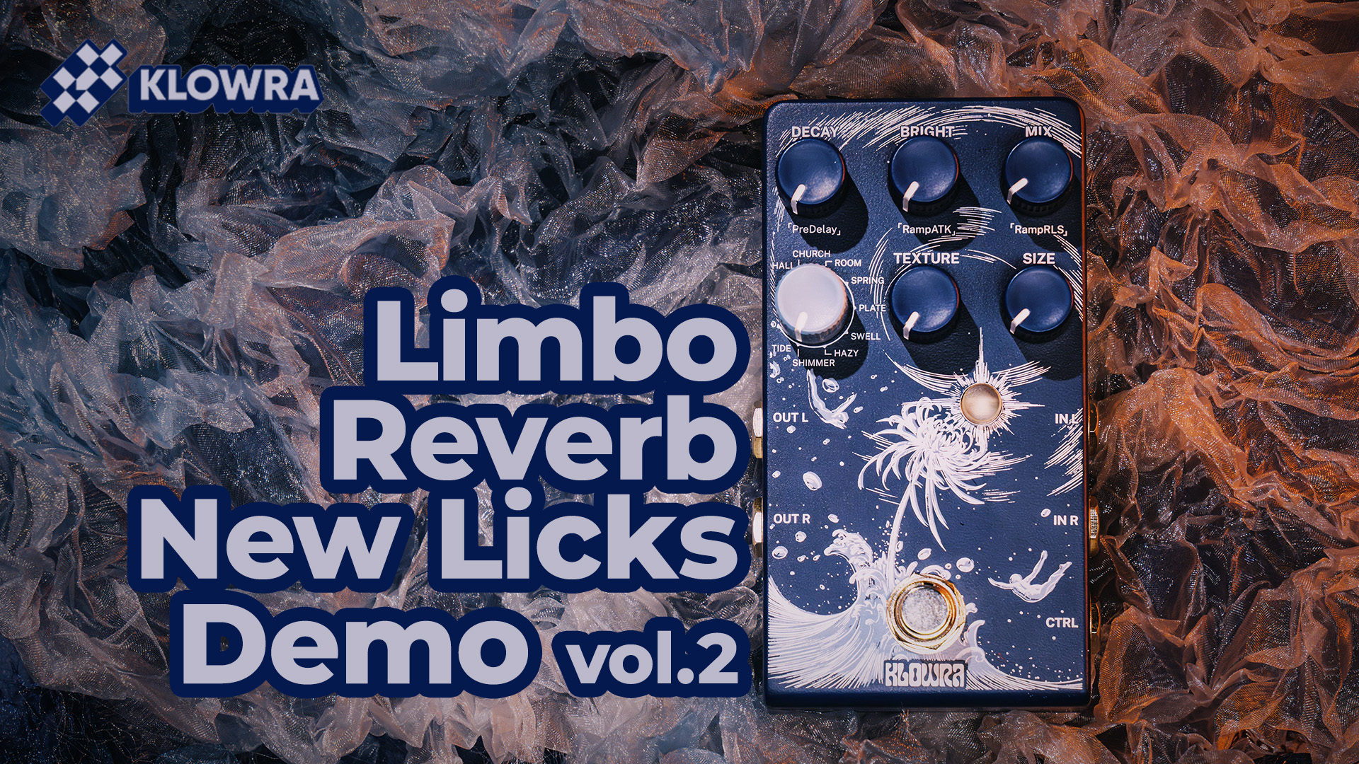 Amazon.com: Klowra Limbo Stereo Reverb Pedal with Shimmer, Tide
